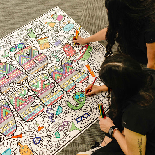 PERSONALIZED Lab Week 2026 Coloring Poster | Lab Celebration