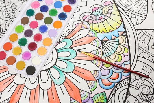 Llama Giant Coloring Poster- Large Llama Wall Art, Group Coloring Activity for Kids, Families & Gatherings