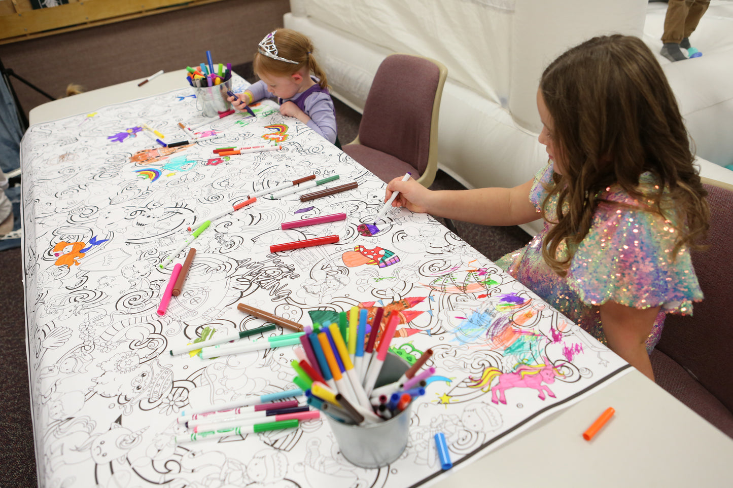 Magical Creatures Everyday Event Poster and Banner | Large Coloring & Activity Poster for Magical Celebrations, Kids, and Parties