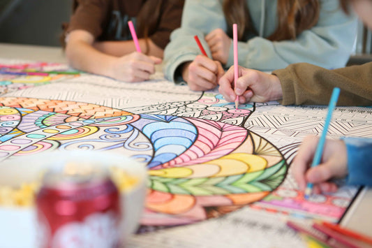 Large Rhino Coloring Poster | Jumbo Party Coloring Sheet