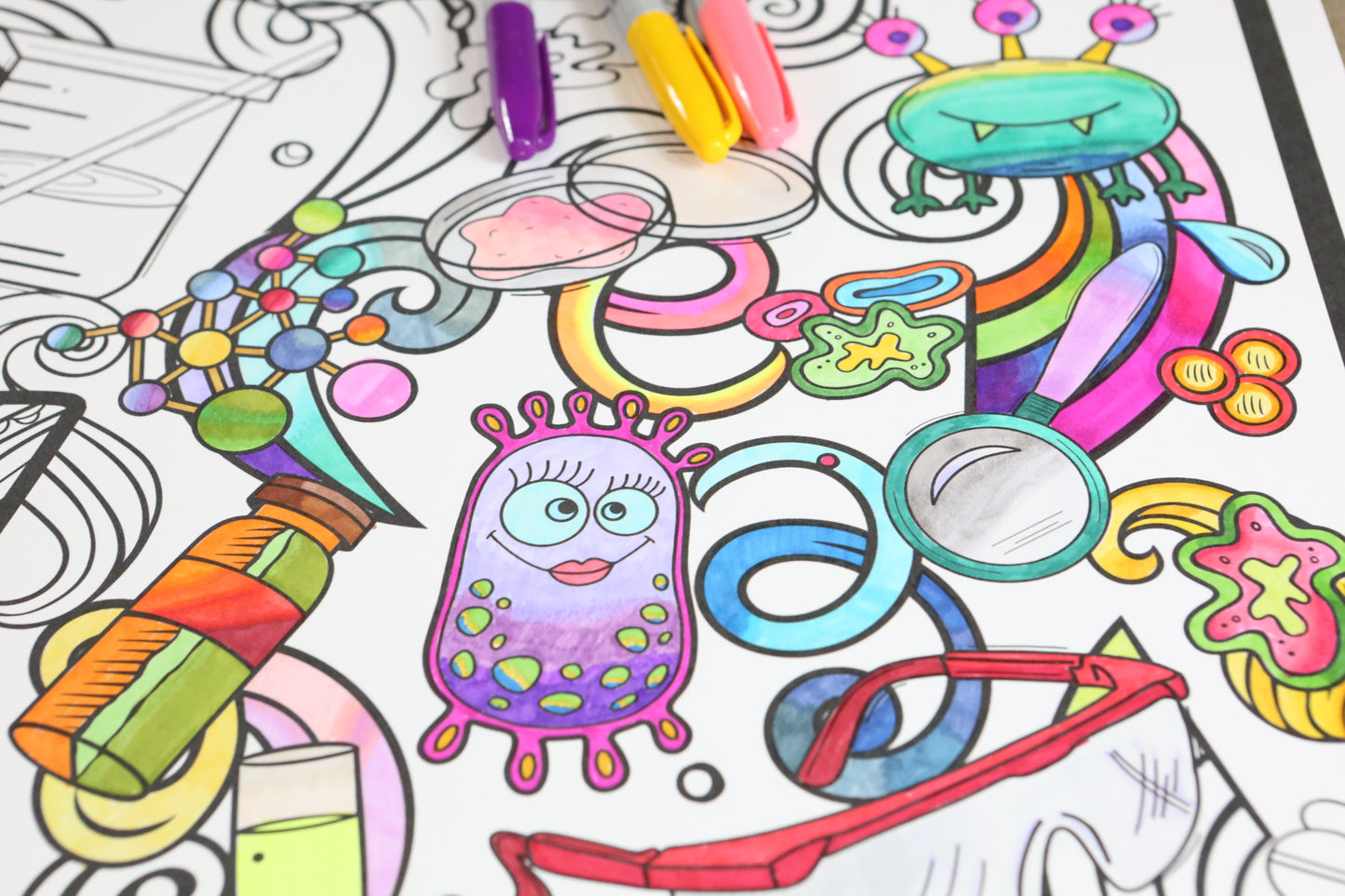 PERSONALIZED Premium Lab Week Coloring Poster