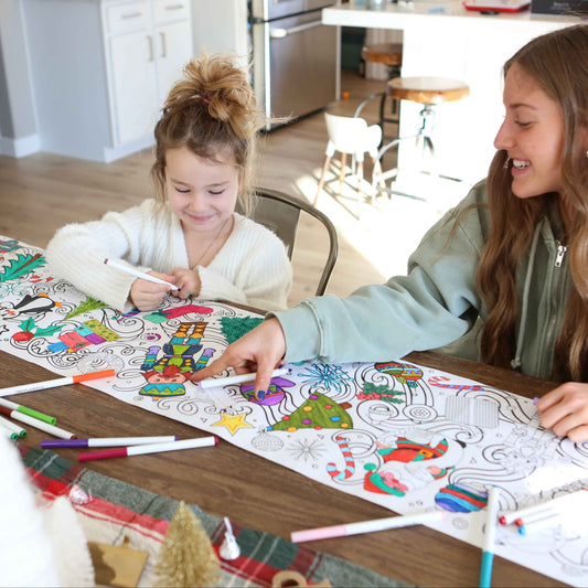 Christmas Holiday 18-Foot Coloring Roll | Coloring Christmas Party