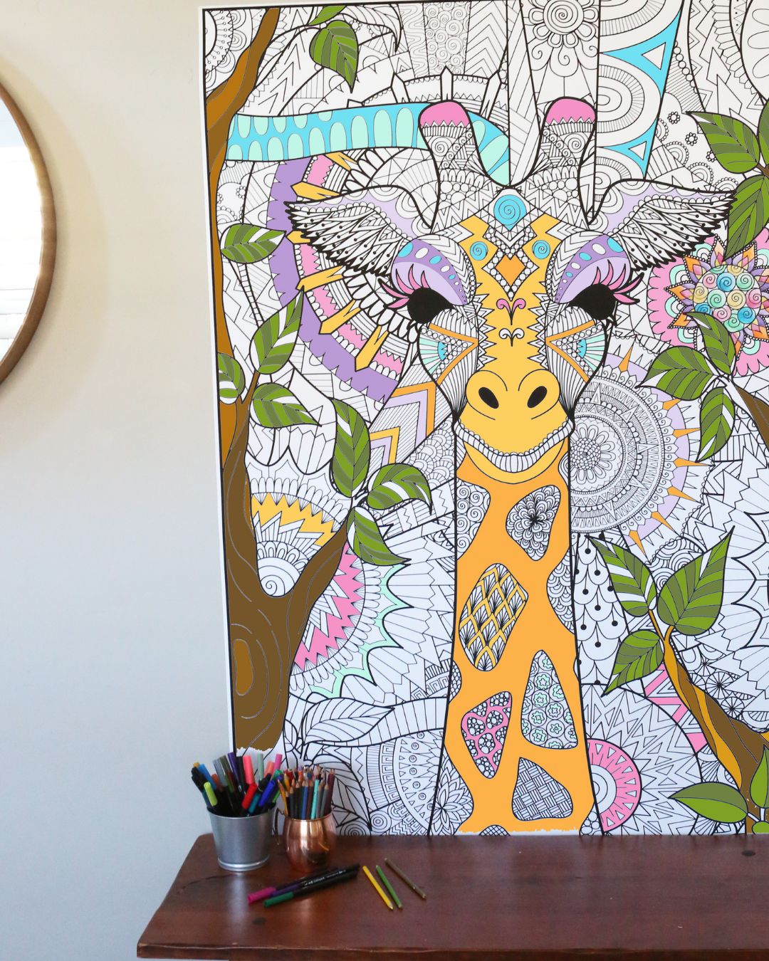 PERSONALIZED Premium ANIMAL Coloring Poster - choose your favorite animal