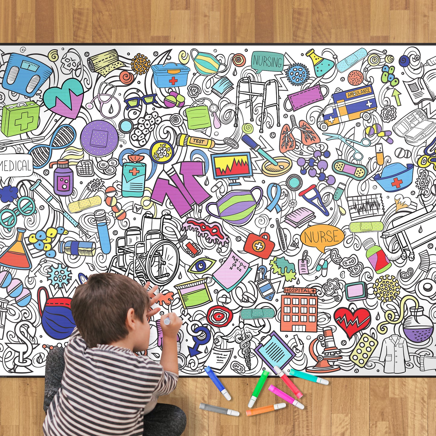 PERSONALIZED Premium Medical Coloring Poster
