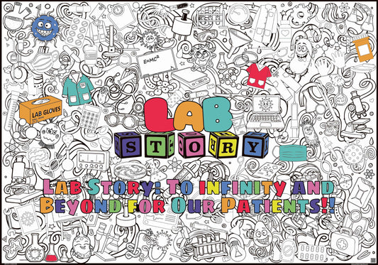 PERSONALIZED Lab Story 2026 Lab Week Giant Coloring Poster