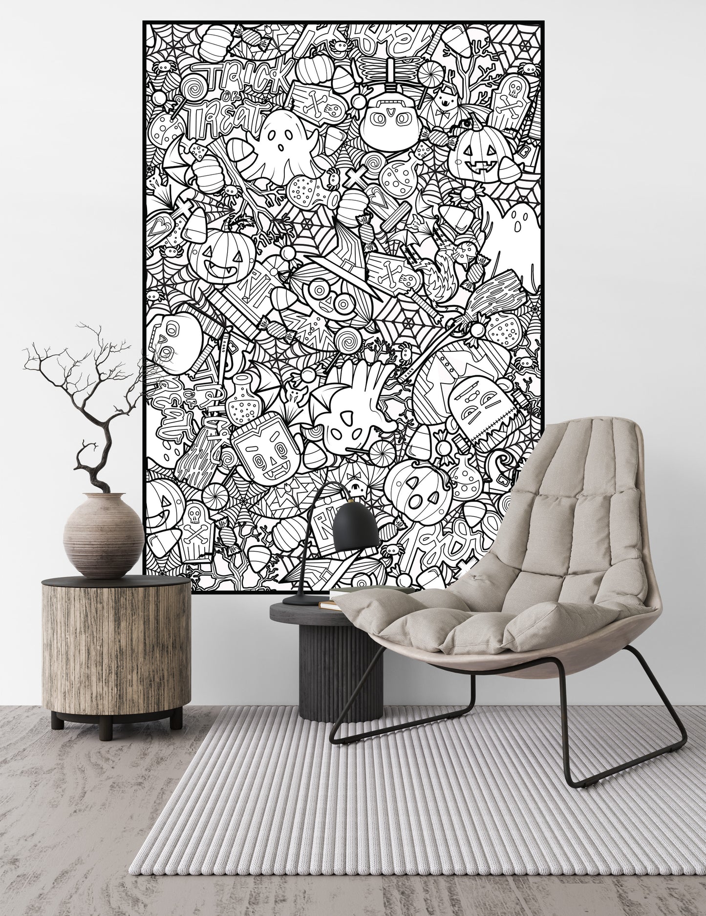 Halloween Costume Party Giant Premium Coloring Poster