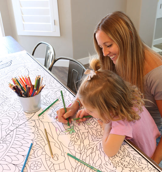 Bear Giant Coloring Poster – Large Animal Wall Art, Group Coloring Activity for Kids, Families & Classrooms