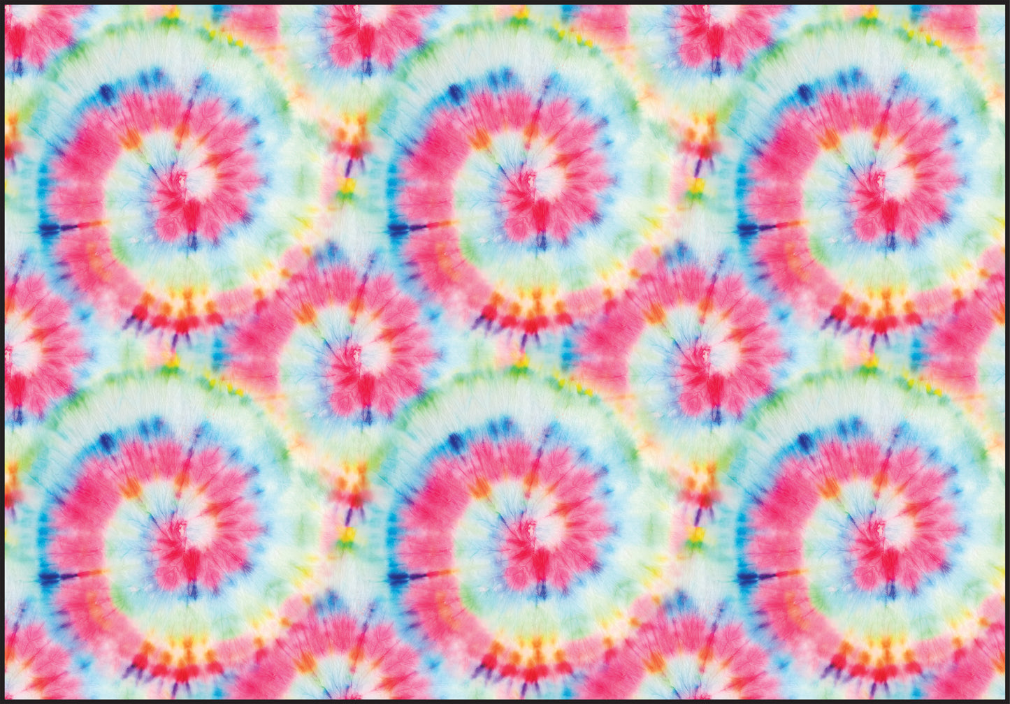 Tie Dye Poster - Premium Reverse Coloring Paper