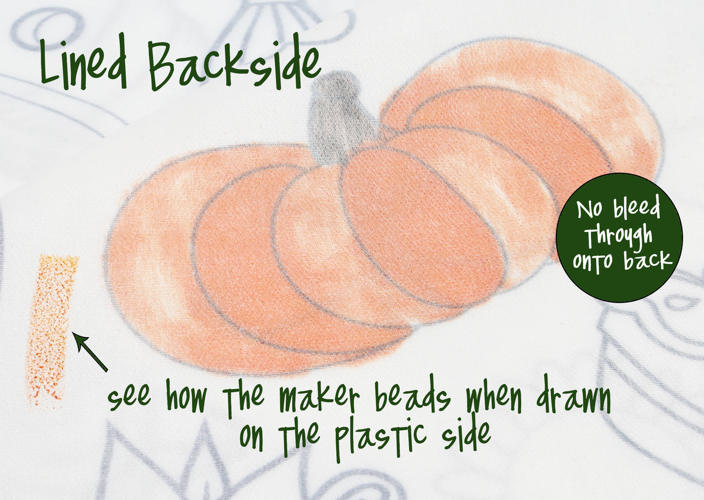 Thanksgiving Washable Coloring Tablecloth