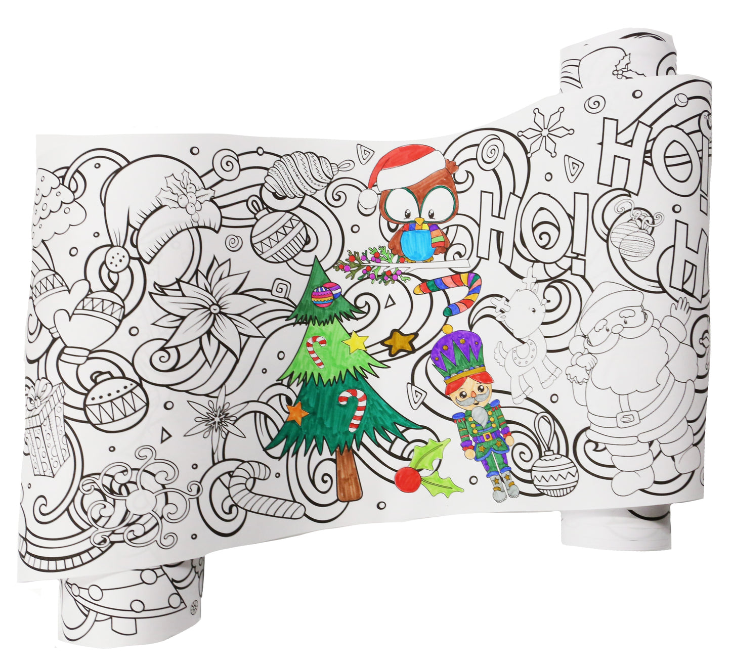 Christmas Holiday 18-Foot Coloring Roll