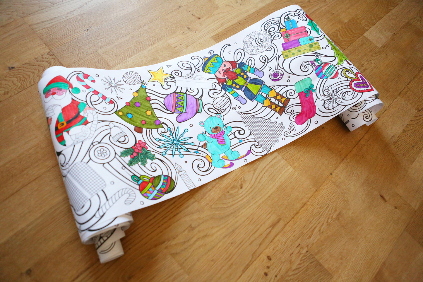 Christmas Holiday 18-Foot Coloring Roll