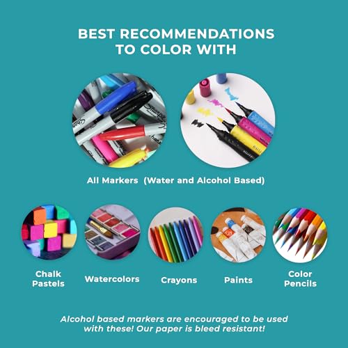 Halloween Costume Party Giant Coloring Poster – Large Halloween Wall Art, Family & Group Coloring Activity for Parties & Celebrations