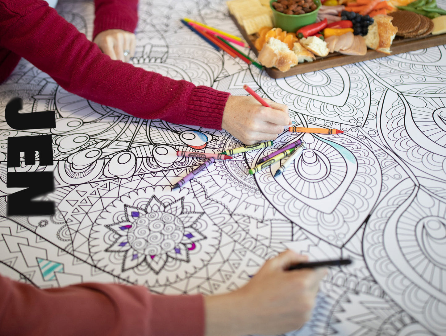 PERSONALIZED Premium Peacock Coloring Poster