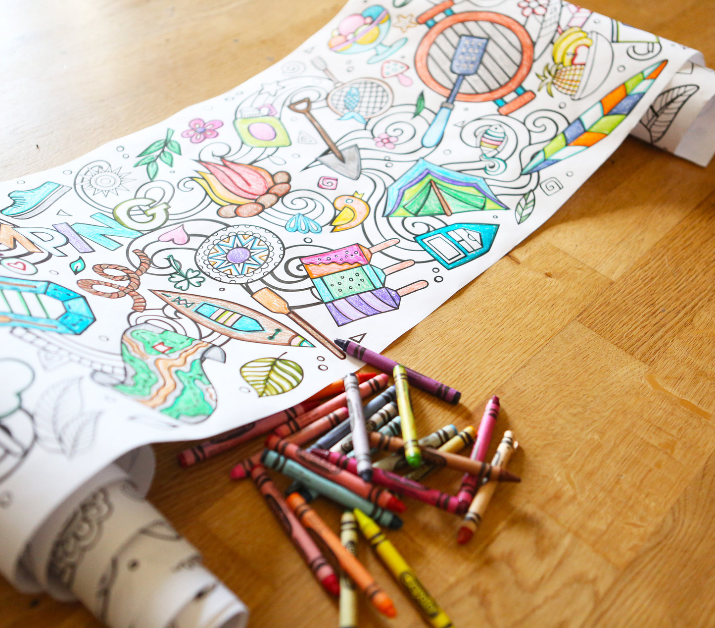 Summer 18-Foot Coloring Roll