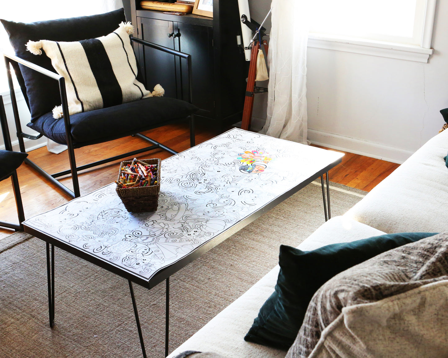 Thanksgiving Thankful CrittersEveryday Event Poster and Banner | Large Coloring & Activity Poster for Celebrations, Kids, and Parties