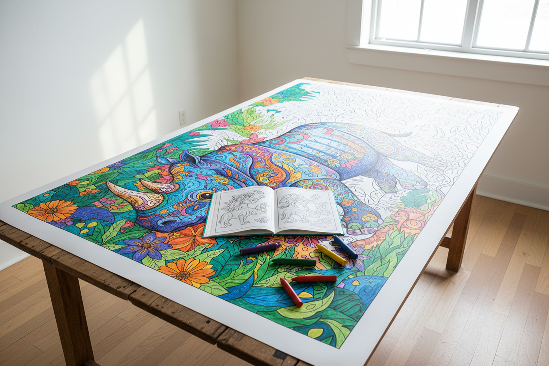 SIZE MATTERS: Coloring Posters and the Power to Connect