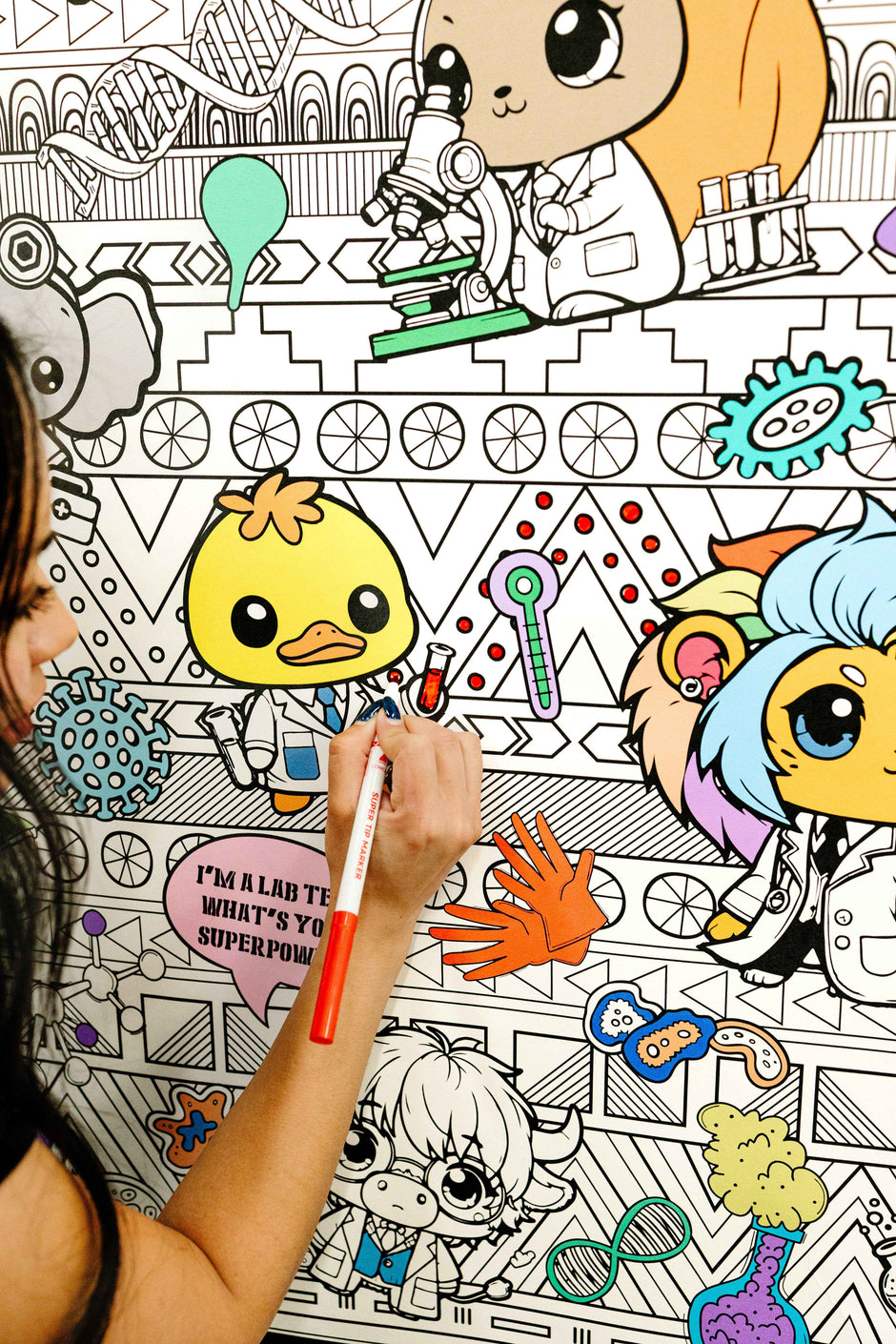 Lab Week Themes Coloring Posters - Artistic Chaos – Artistic Chaos Ink