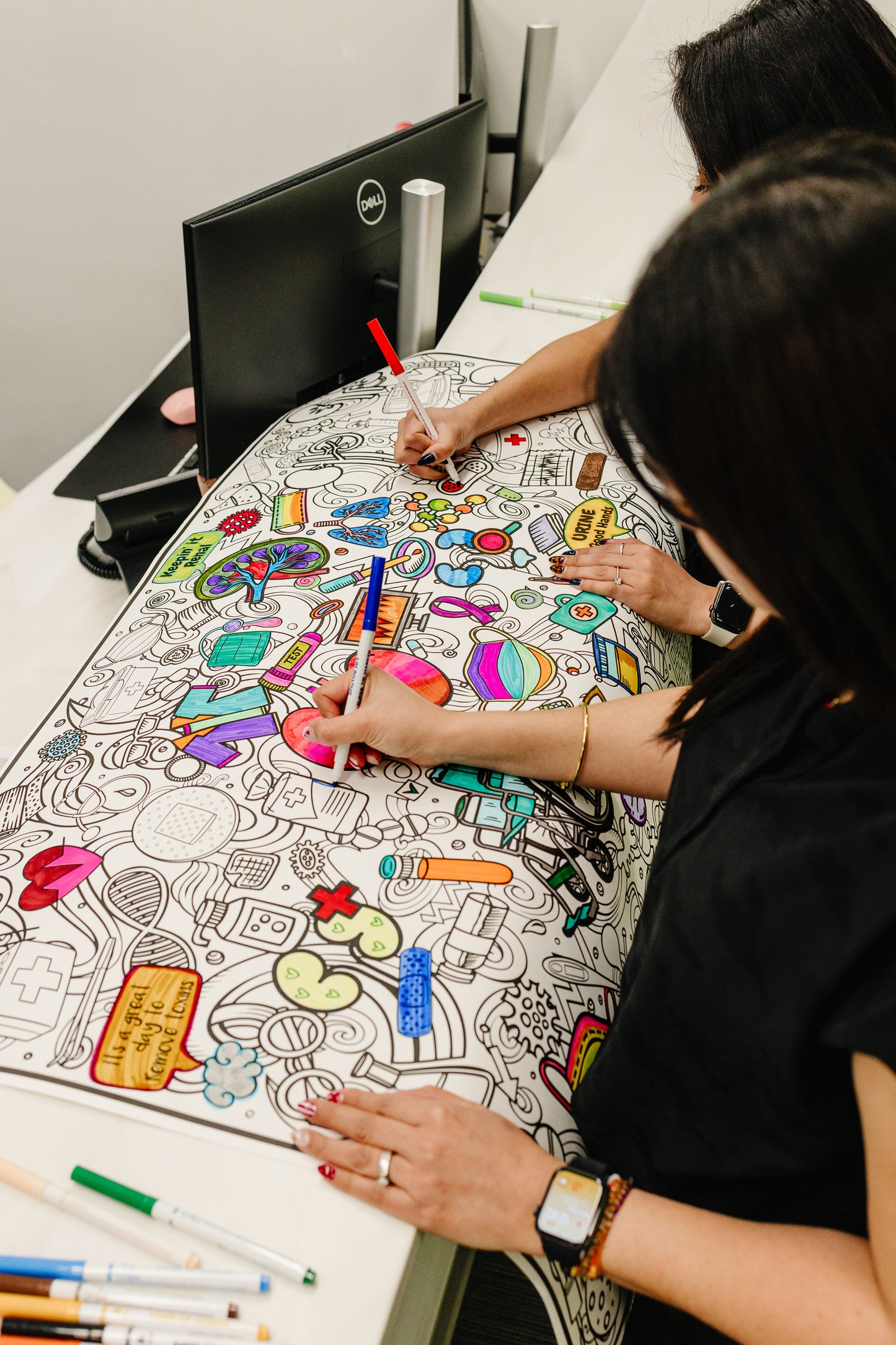 Kidney and Dialysis Awareness-Kidney & Dialysis Awareness Coloring Poster – Nephrology Appreciation & Patient Engagement Activity