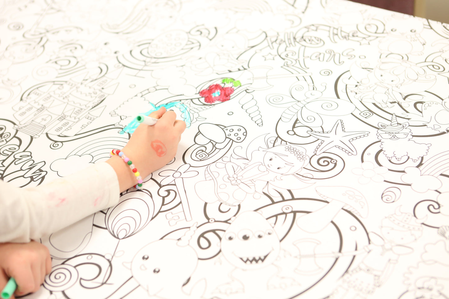 Magical Creatures Everyday Event Poster and Banner | Large Coloring & Activity Poster for Magical Celebrations, Kids, and Parties