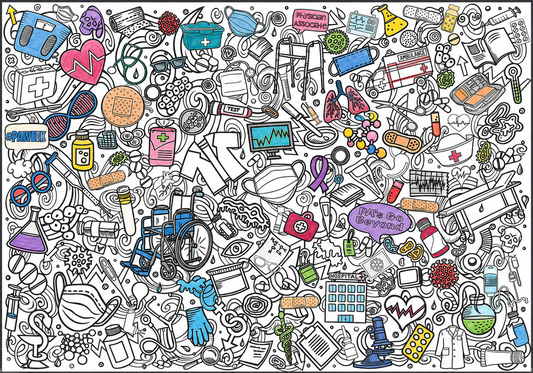 Giant PA Week Coloring Poster for Groups | #PA WEEK
