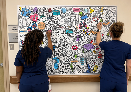 Giant PA Week Coloring Poster for Groups | #PA WEEK
