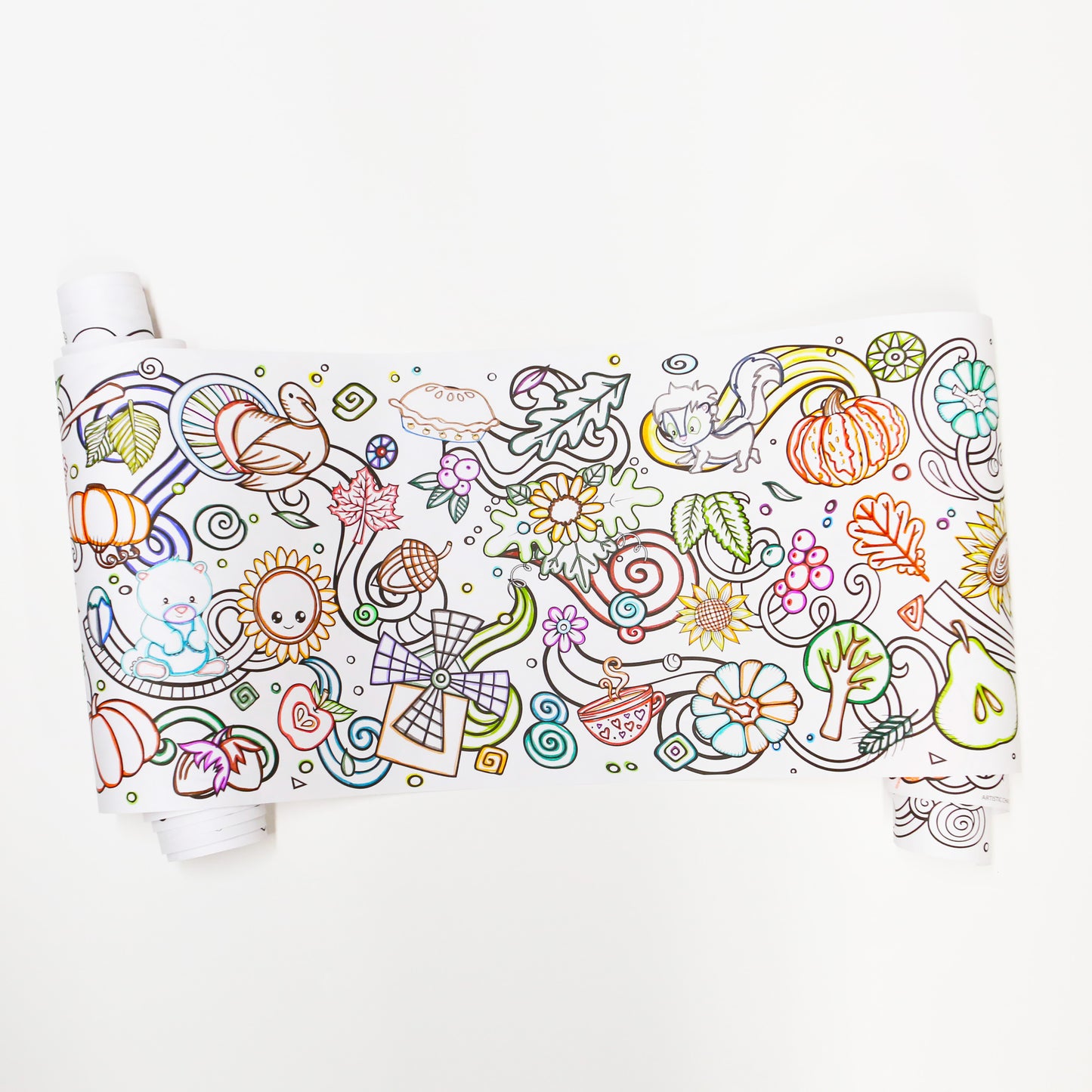 Fall Coloring Roll