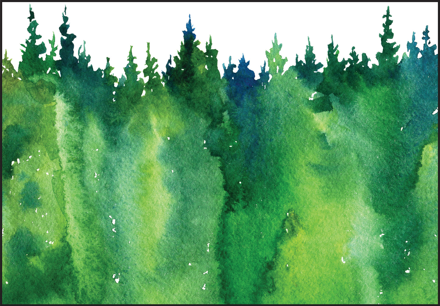 Forrest Coloring Poster