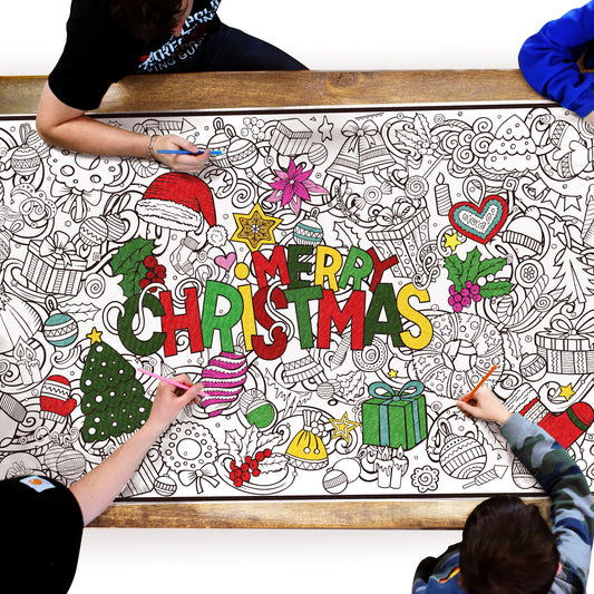 Classic Christmas Coloring Posters