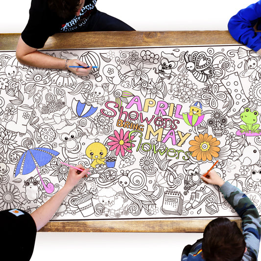 Spring Coloring Posters
