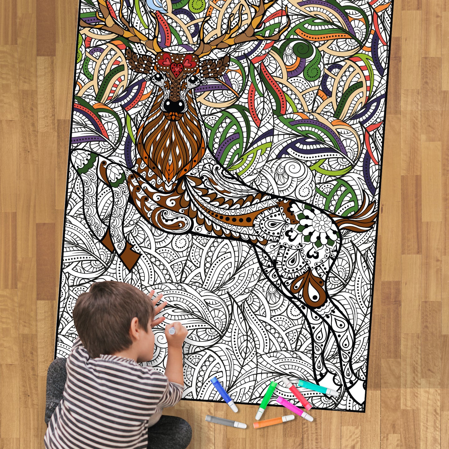 PERSONALIZED Premium ANIMAL Coloring Poster - choose your favorite animal