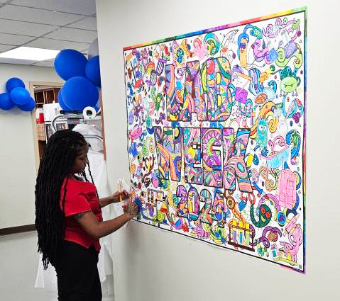 PERSONALIZED  Premium Lab Week Coloring Poster