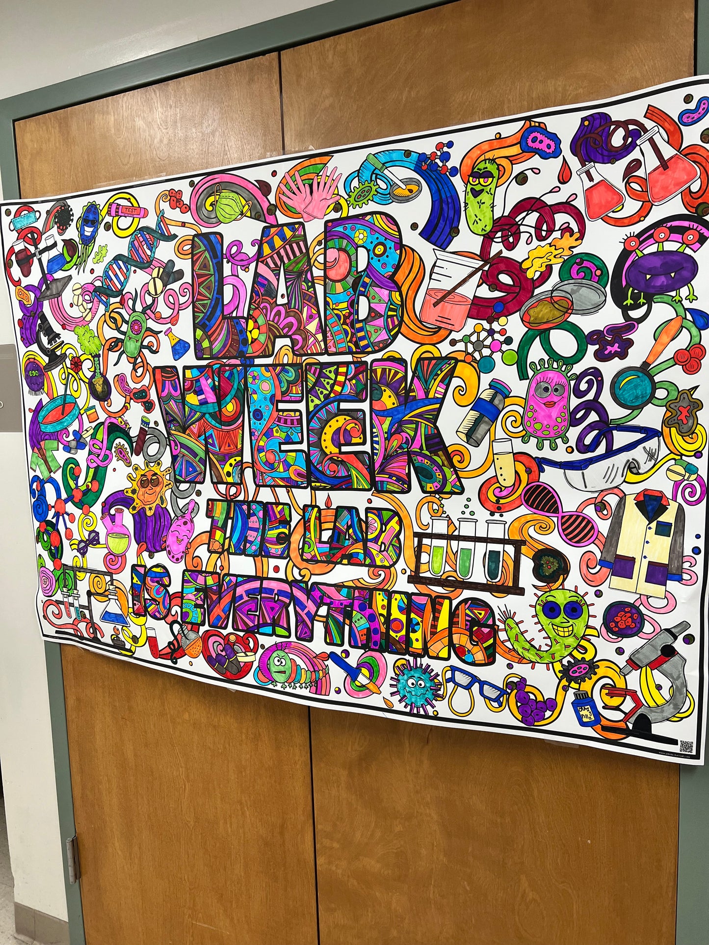 PERSONALIZED  Premium Lab Week Coloring Poster