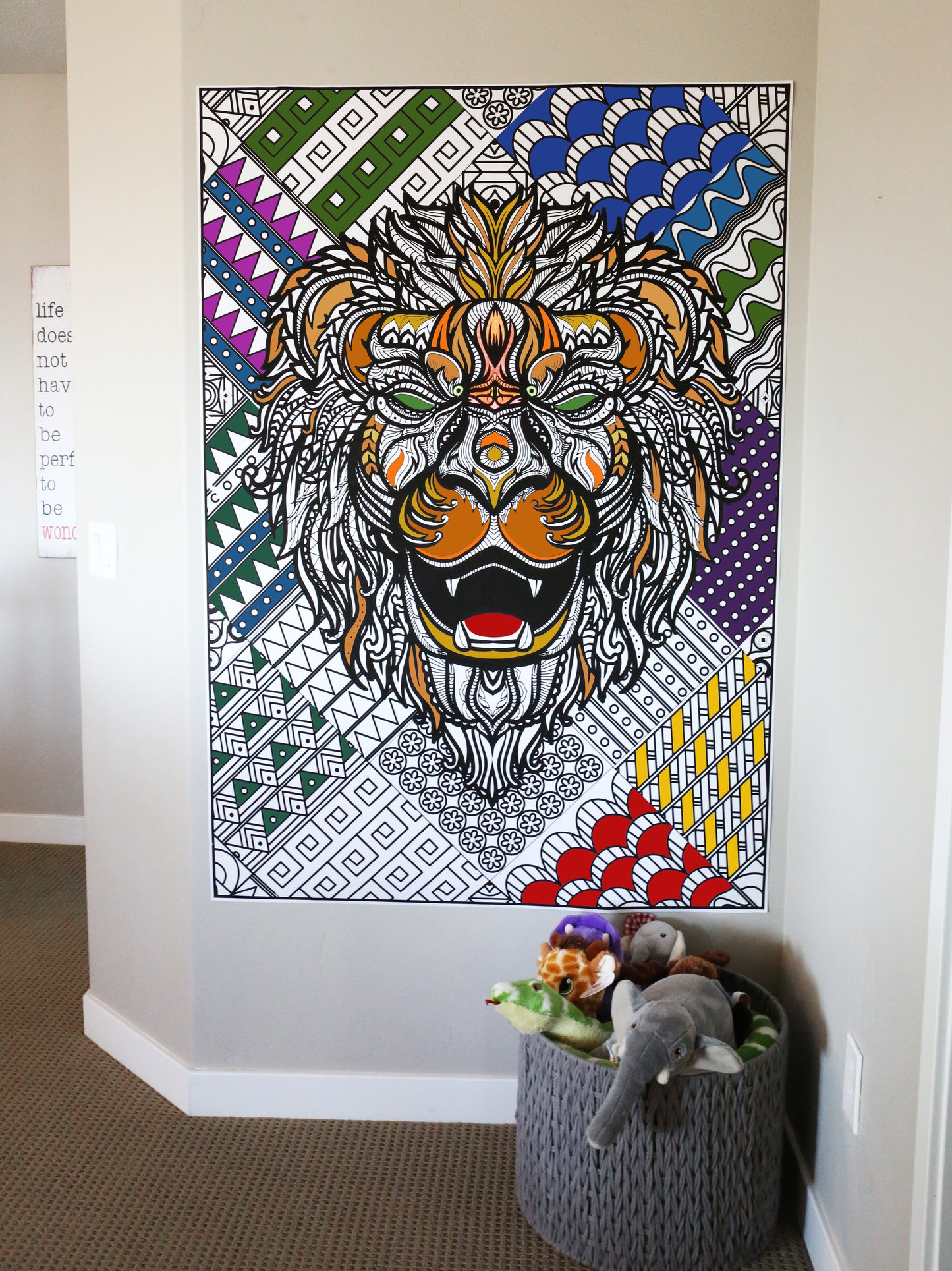PERSONALIZED Premium ANIMAL Coloring Poster - choose your favorite animal