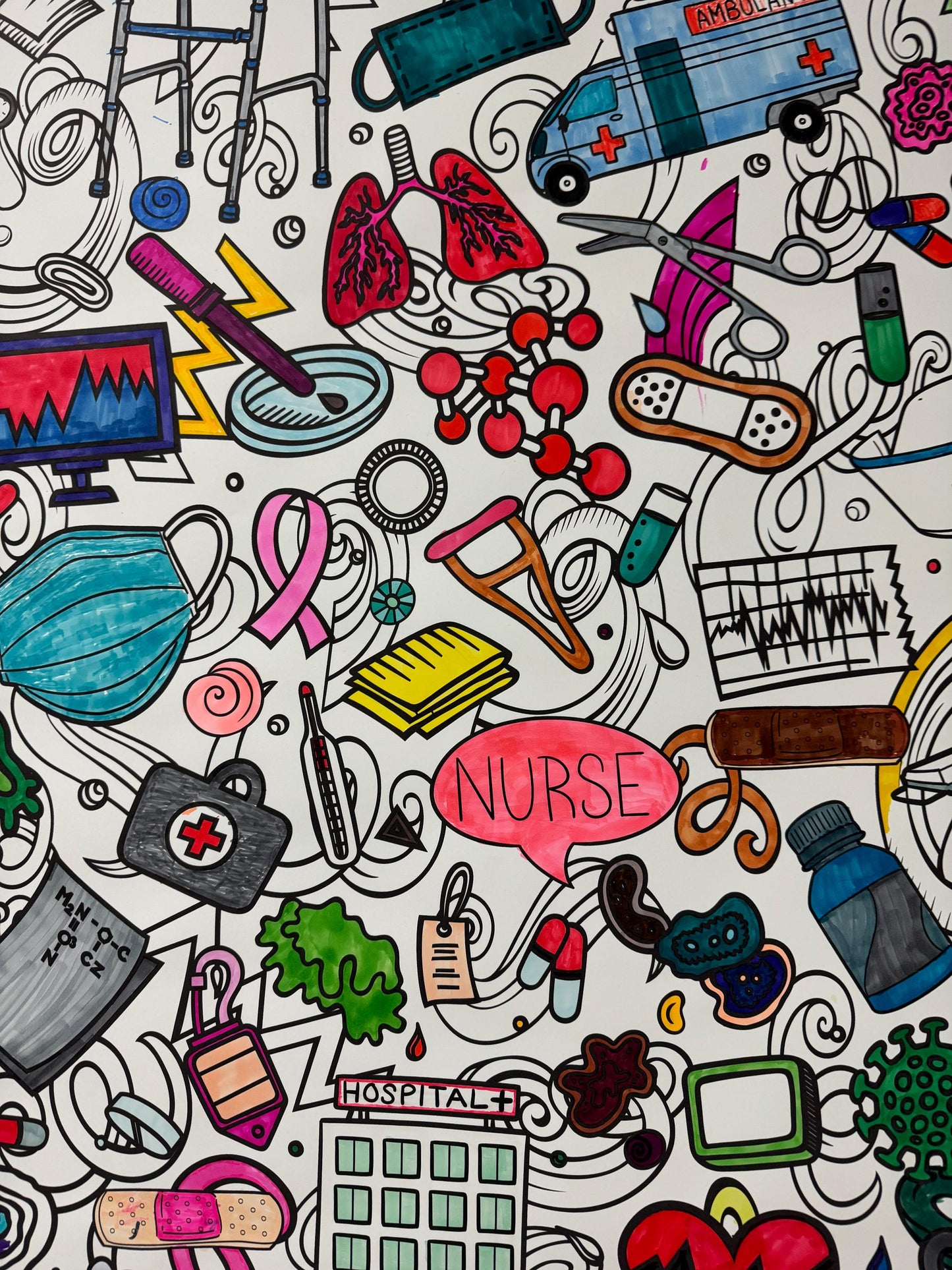 PERSONALIZED  Premium Medical Coloring Poster