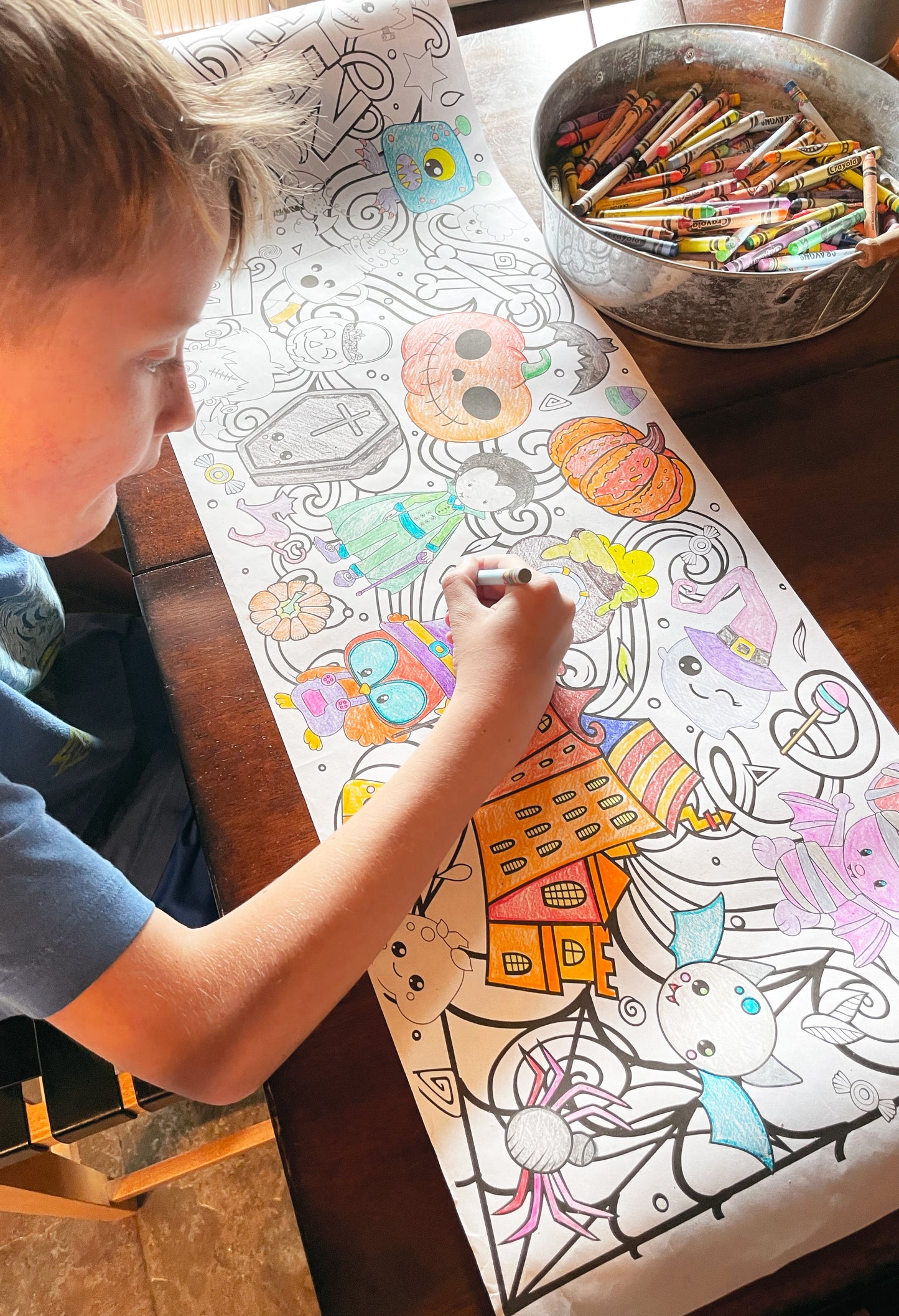 Halloween Coloring Roll