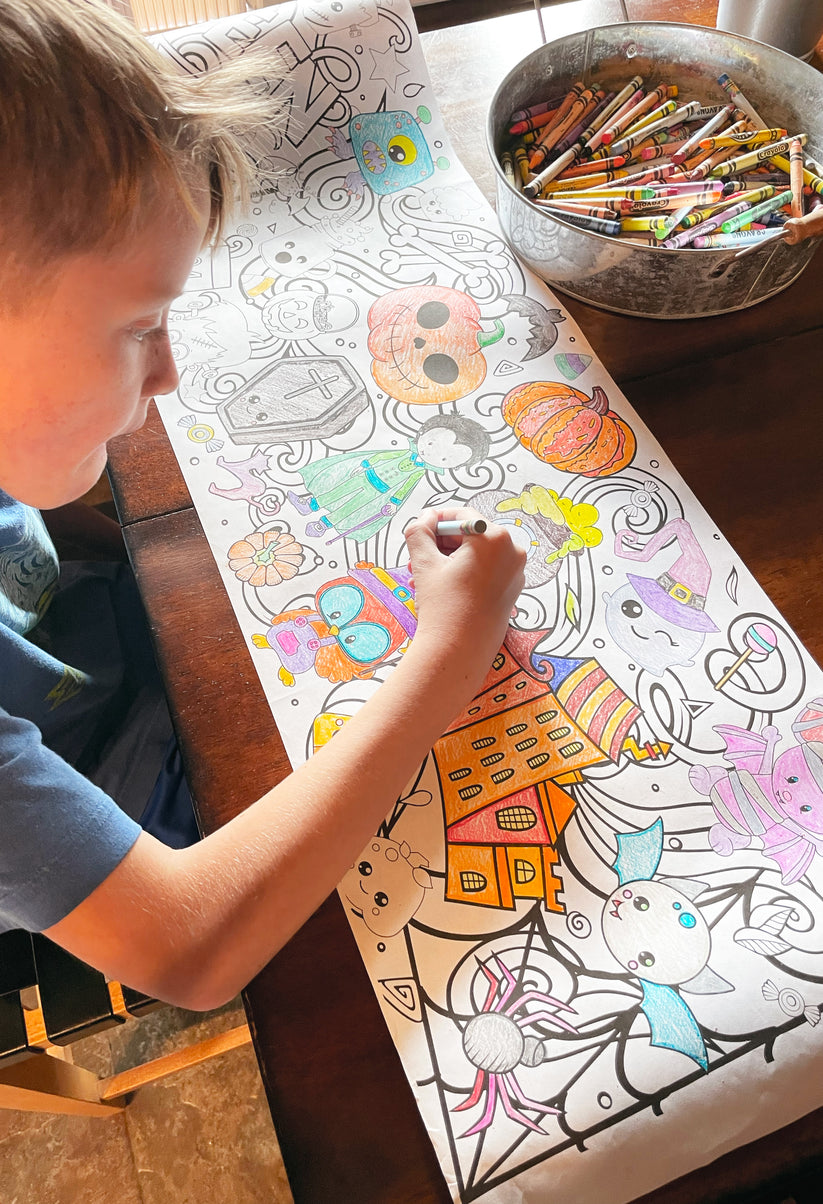 Halloween Coloring Roll - Artistic Chaos