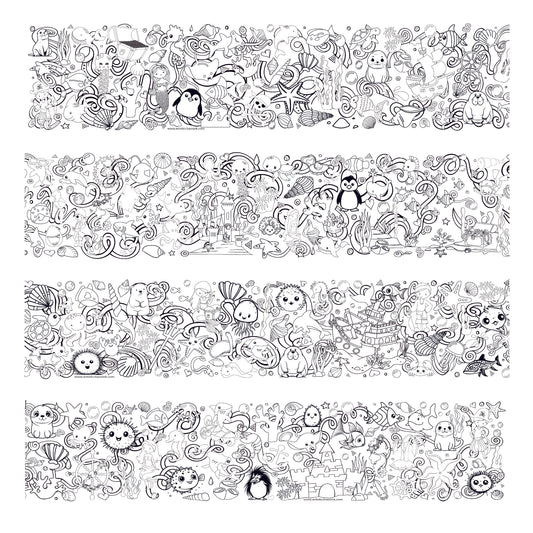 Under the Sea 18-Foot Coloring Roll