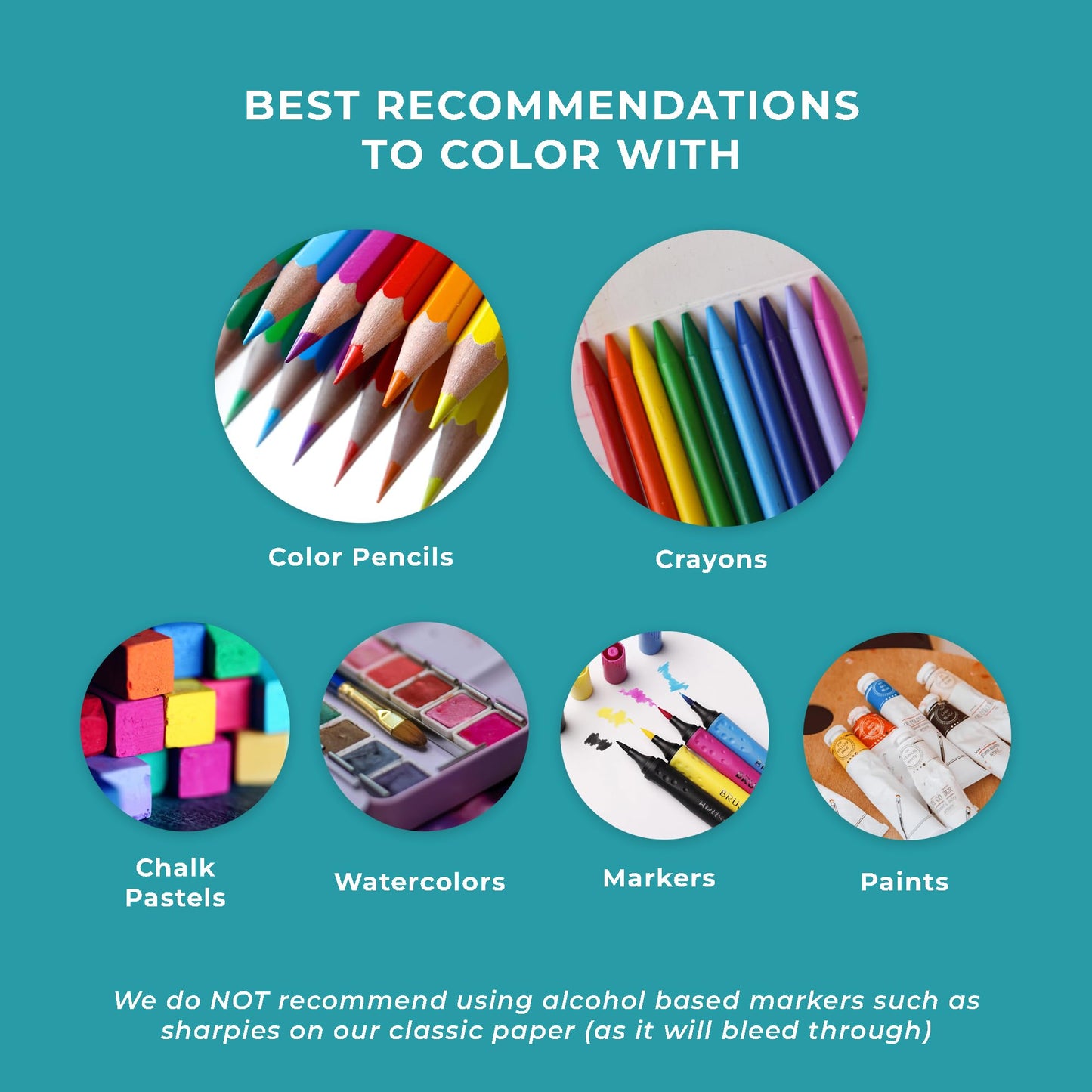 Classic Flower Coloring Poster