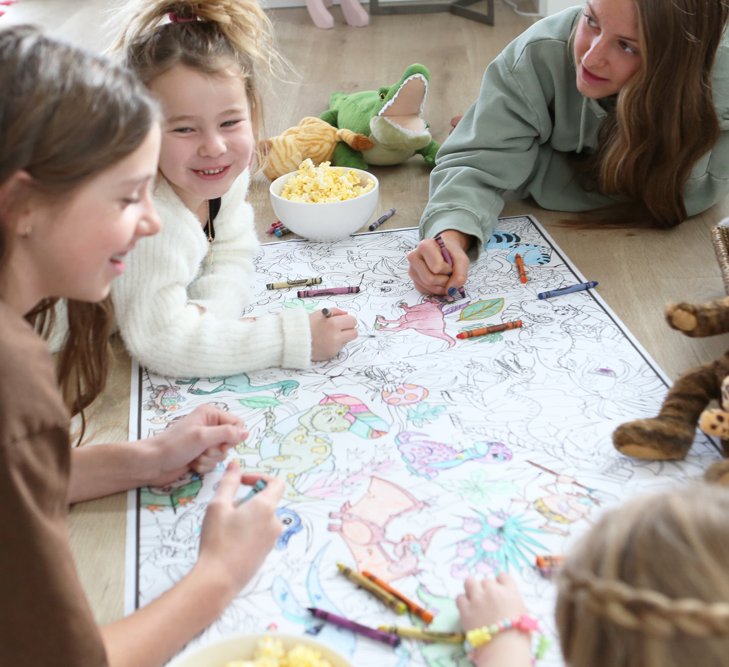 Dinosaur Coloring Poster - Classic Paper