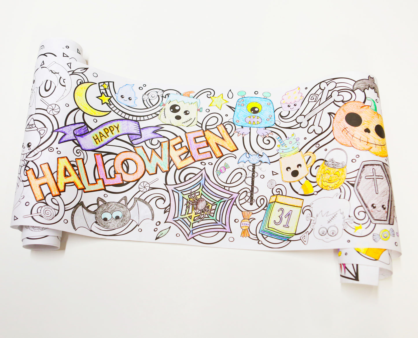 Halloween Coloring Roll