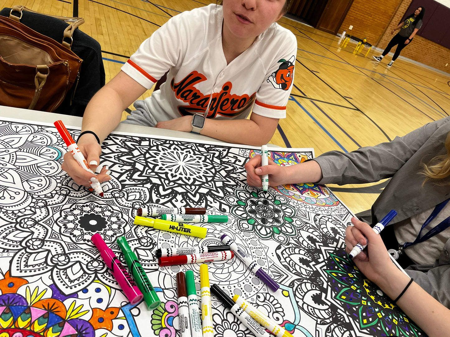 Classic Mandala Coloring Poster