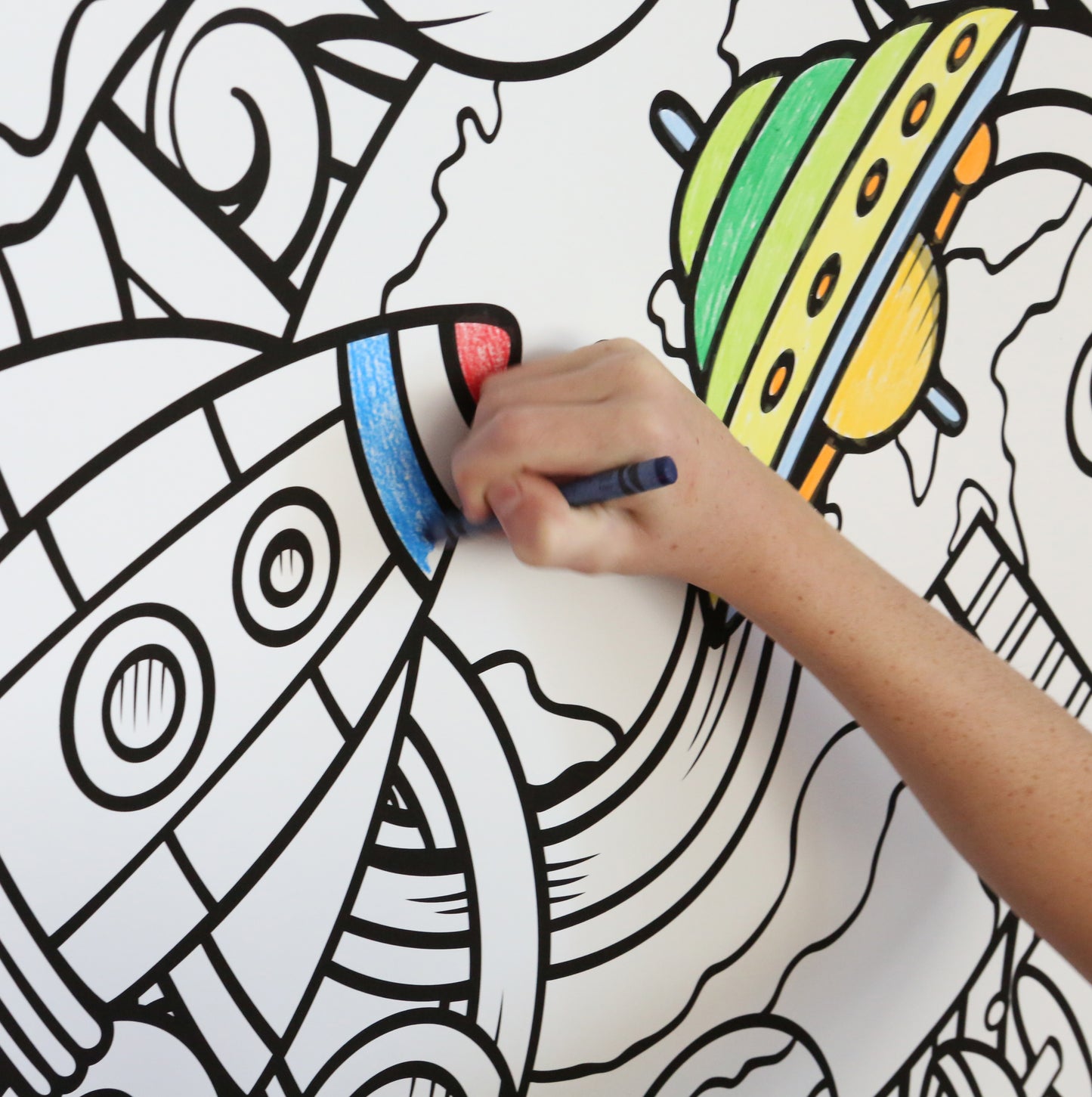 Premium Giant Space Coloring Poster