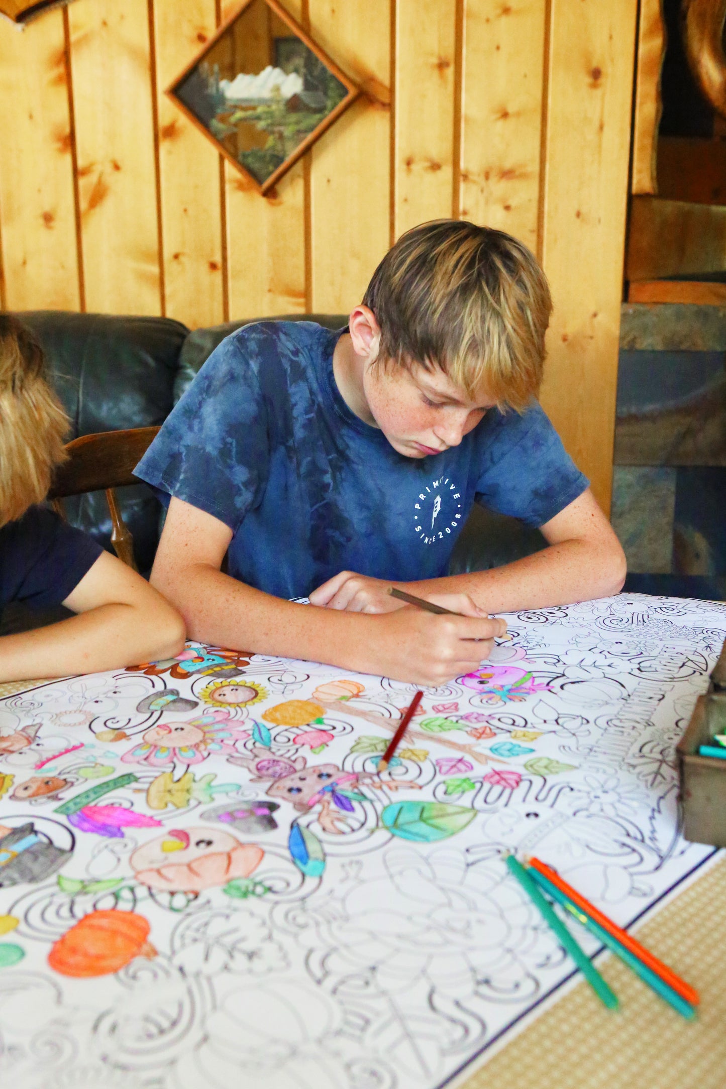 Thanksgiving Thankful CrittersEveryday Event Poster and Banner | Large Coloring & Activity Poster for Celebrations, Kids, and Parties