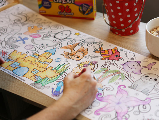 Under the Sea Coloring Roll - 18 Ft long